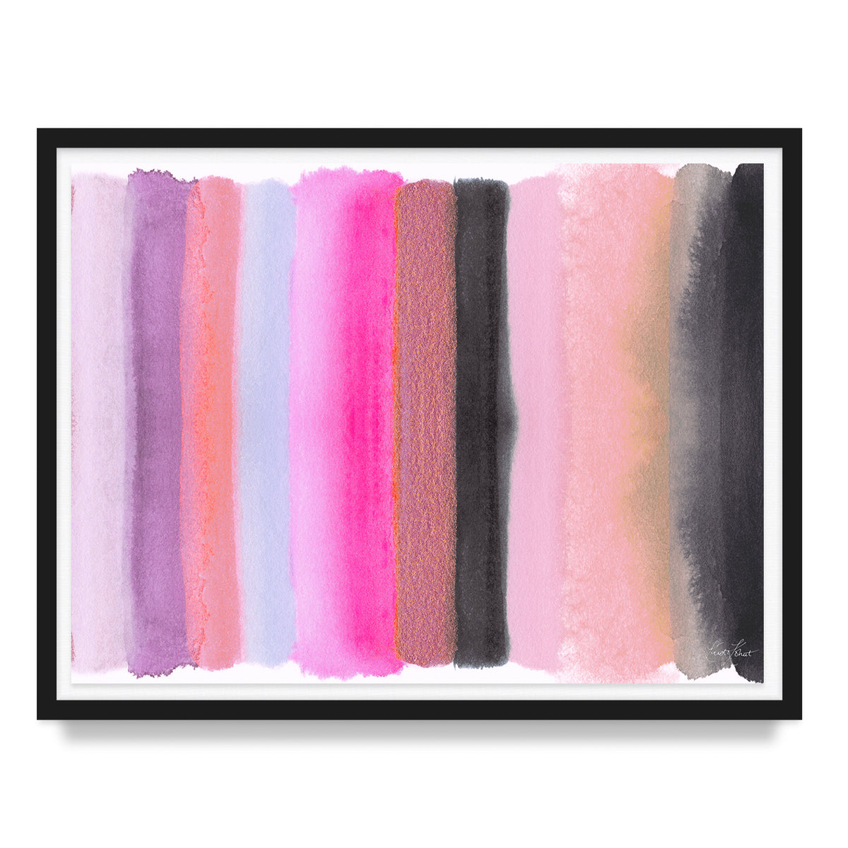 Be the Joy - Silver Pink Framed Art Print