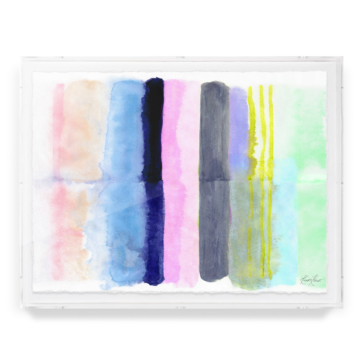 Spring Stripes #2 Framed Art Print