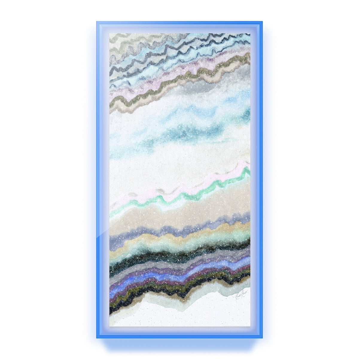 Light Between The Cracks Embellished Print