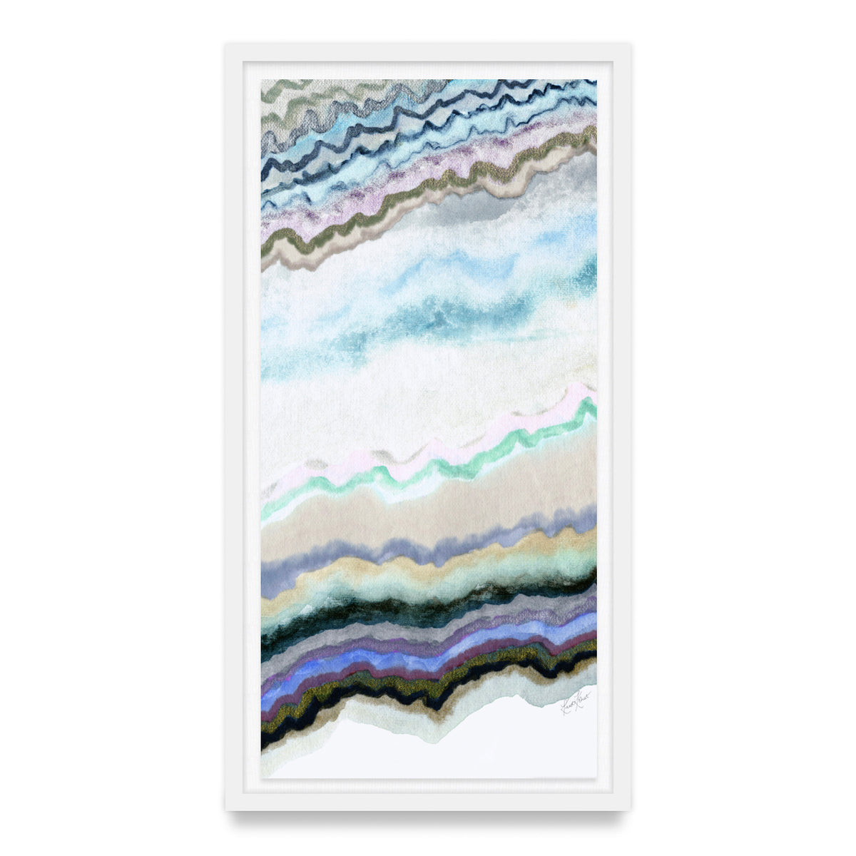 Light Between The Cracks Framed Art Print