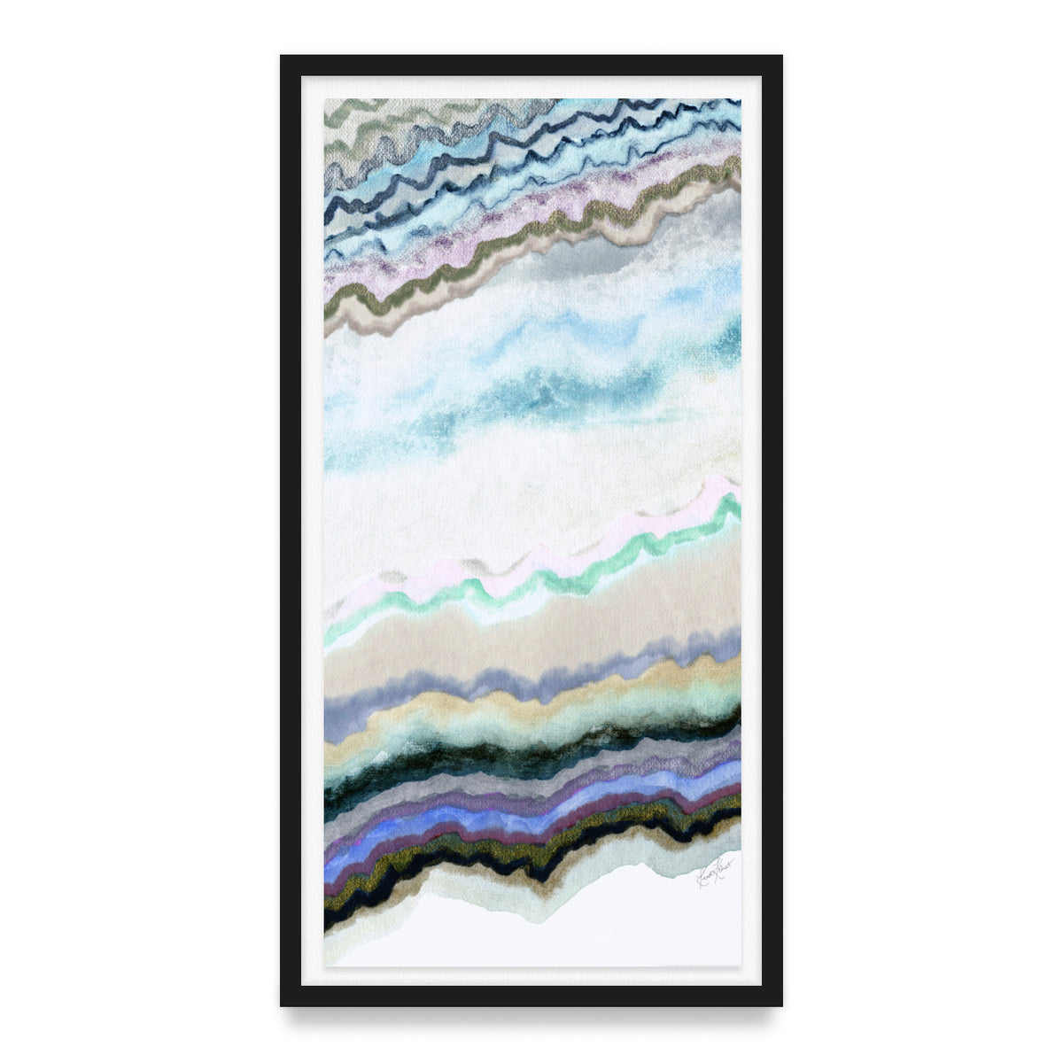 Light Between The Cracks Framed Art Print