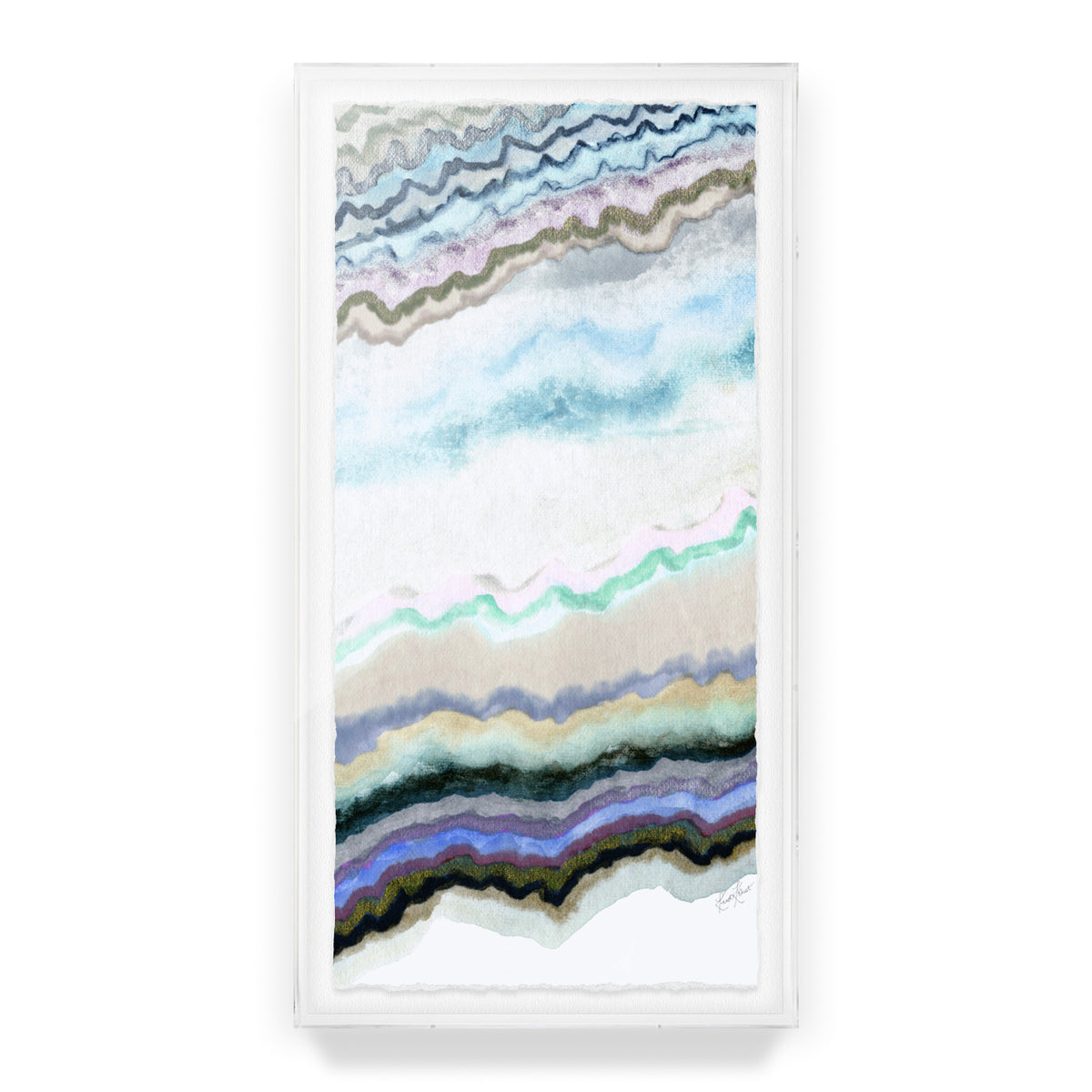 Light Between The Cracks Framed Art Print