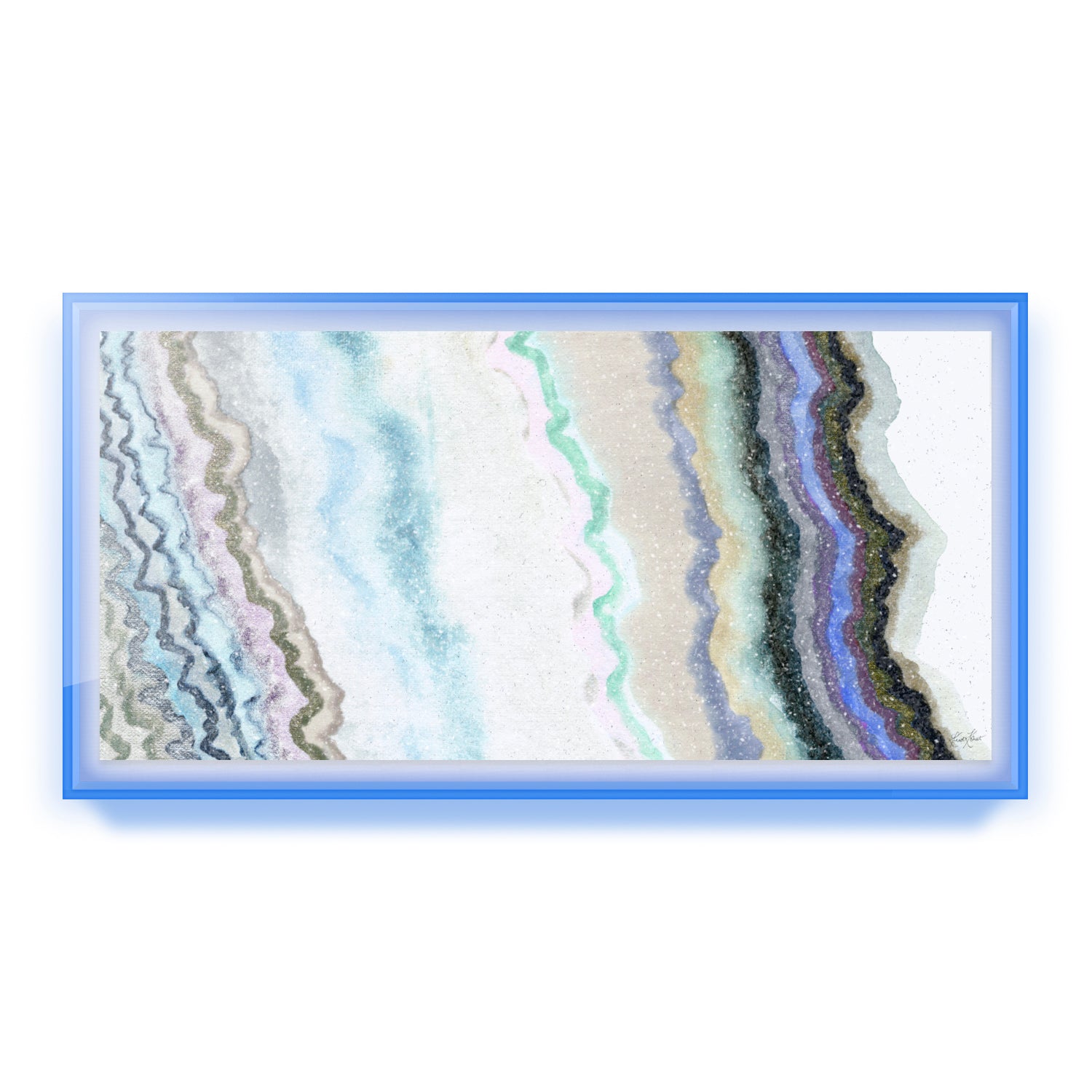 Light Between The Cracks Embellished Print