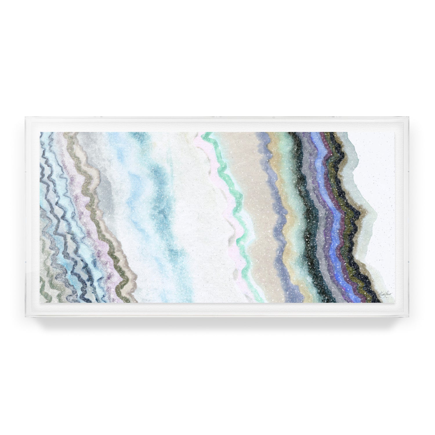 Light Between The Cracks Embellished Print