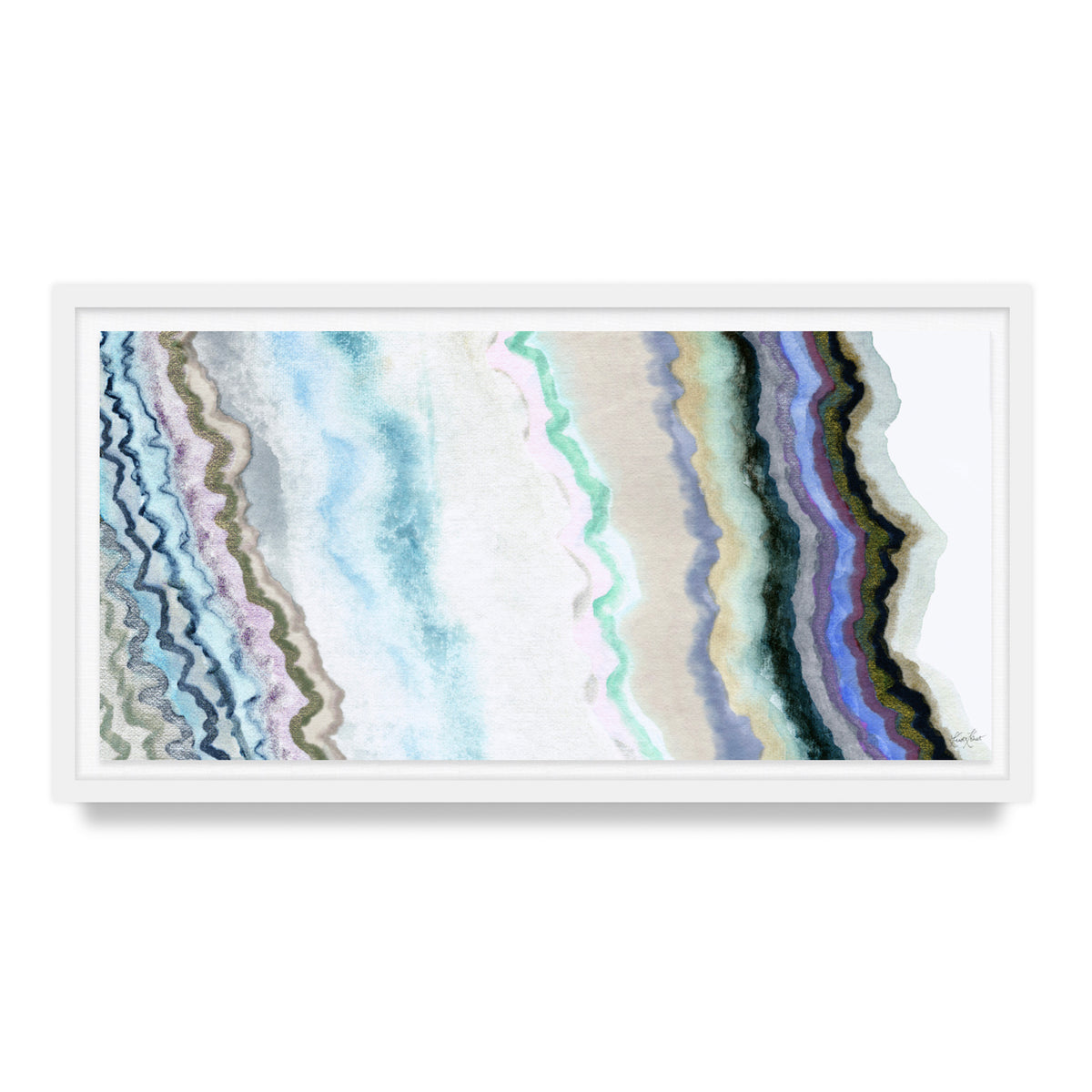 Light Between The Cracks Framed Art Print