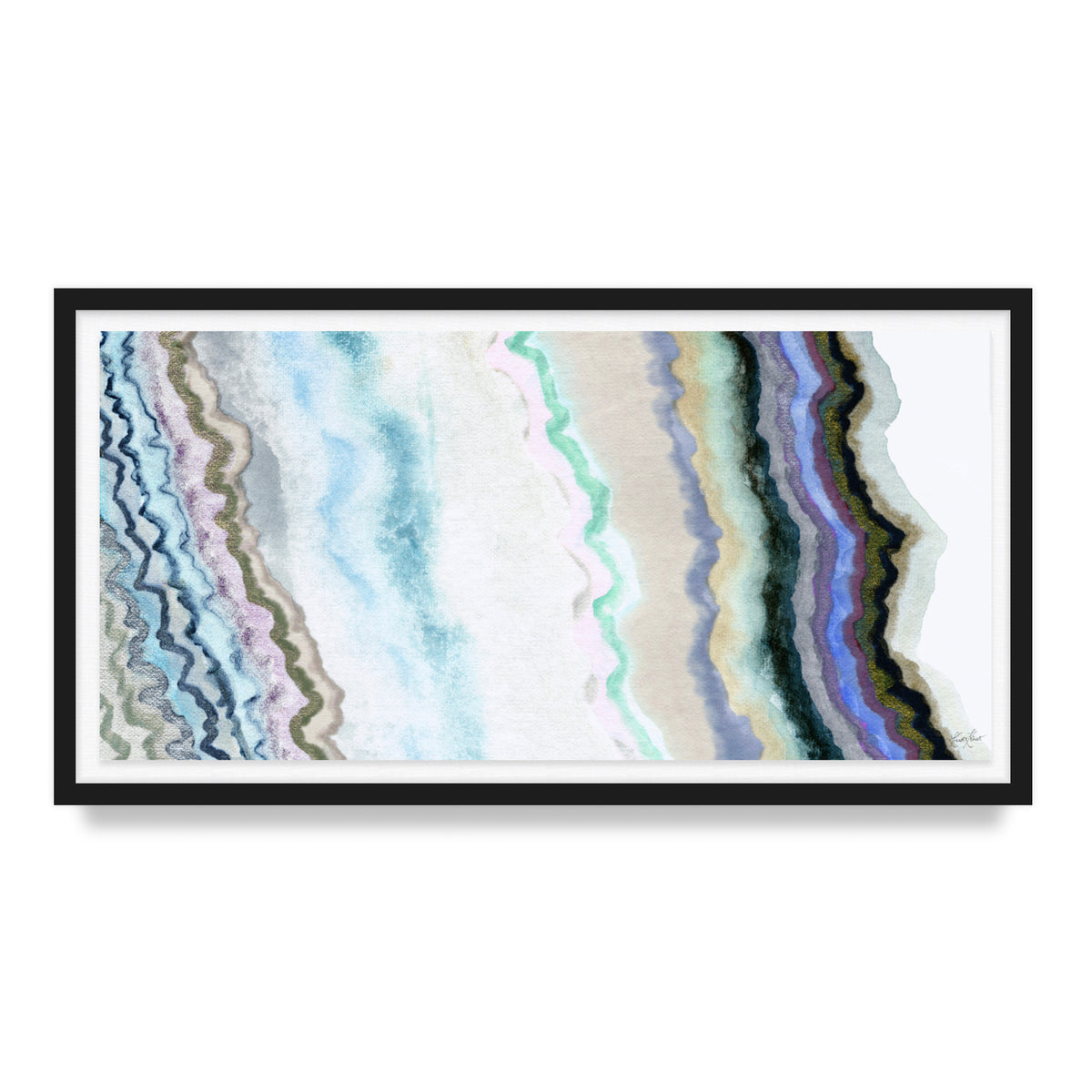 Light Between The Cracks Framed Art Print