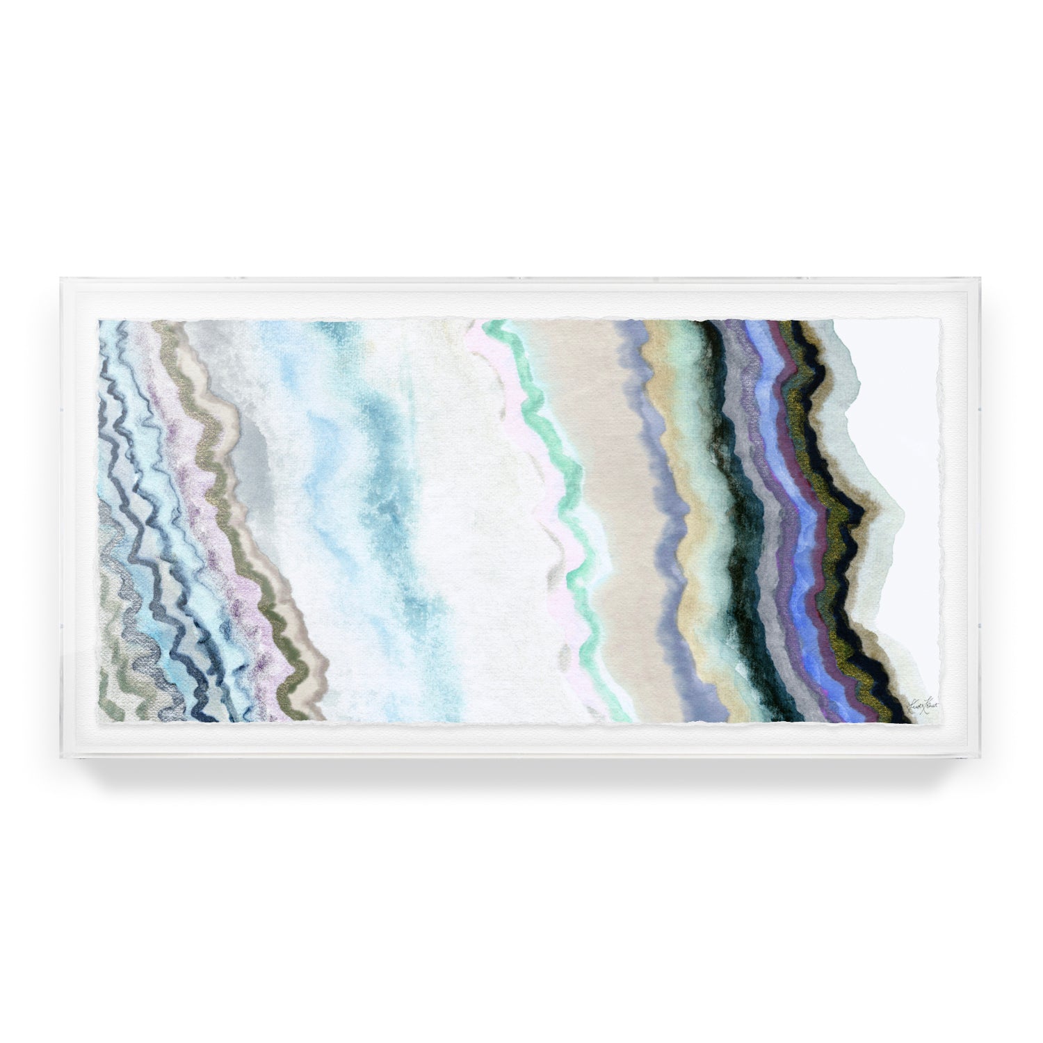 Light Between The Cracks Framed Art Print