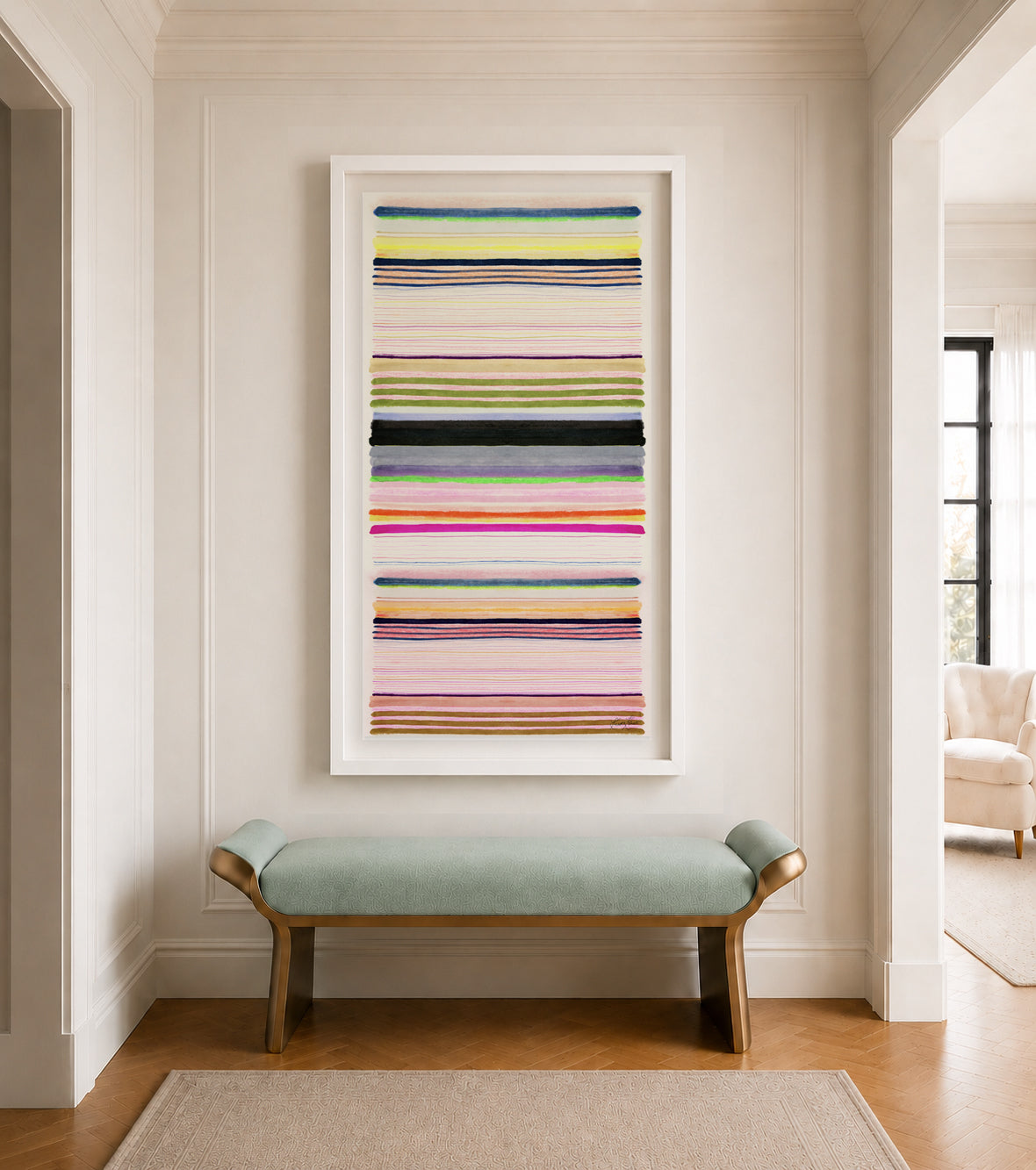 Chromatic Symphony #7 Framed Art Print