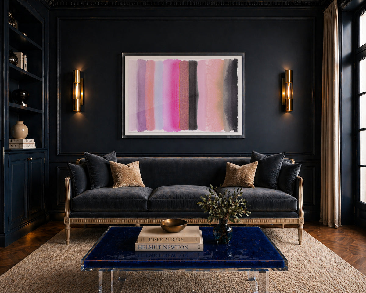 Be the Joy - Silver Pink Framed Art Print