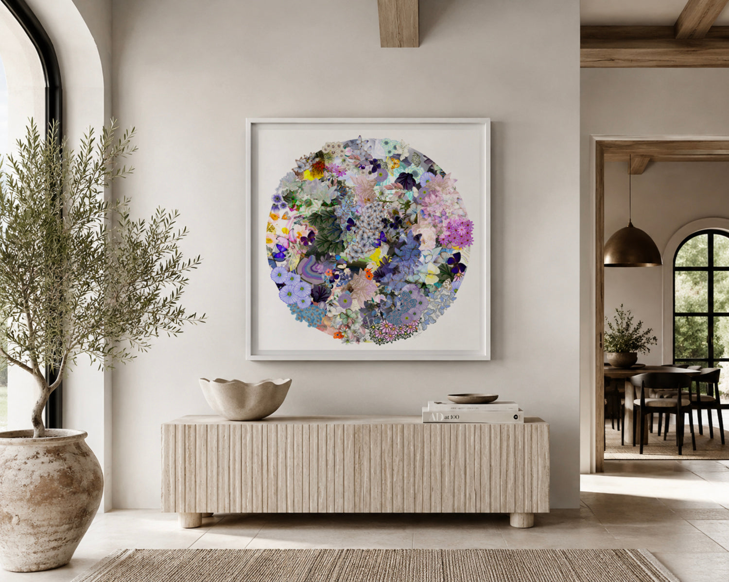 Bloom Portal Framed Art Print