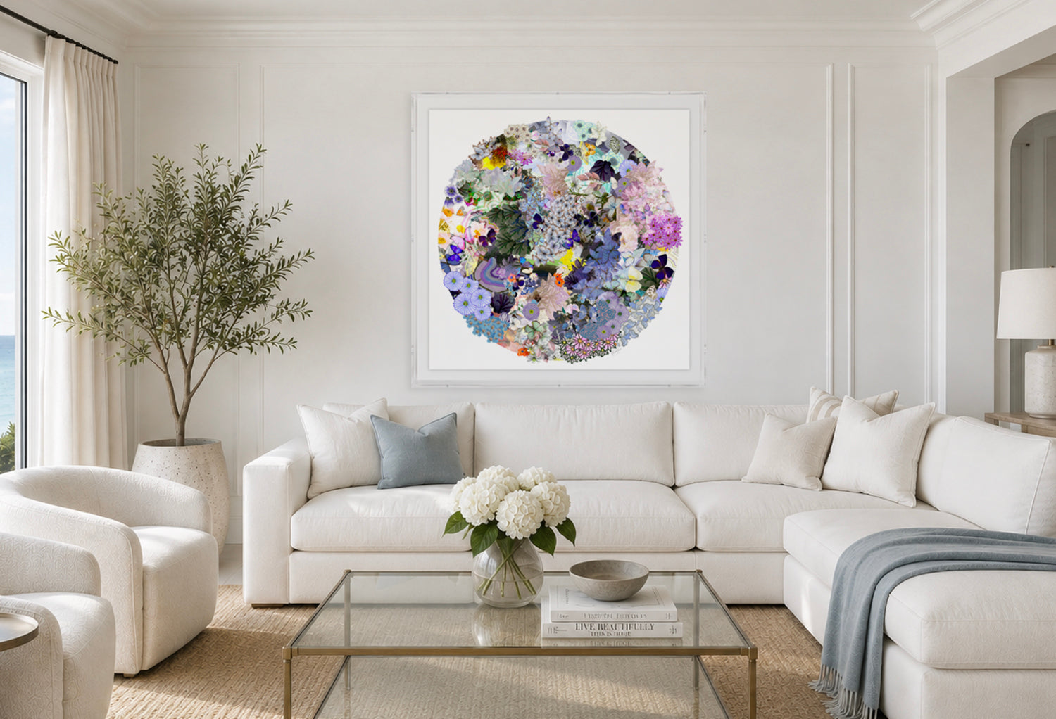 Bloom Portal Framed Art Print