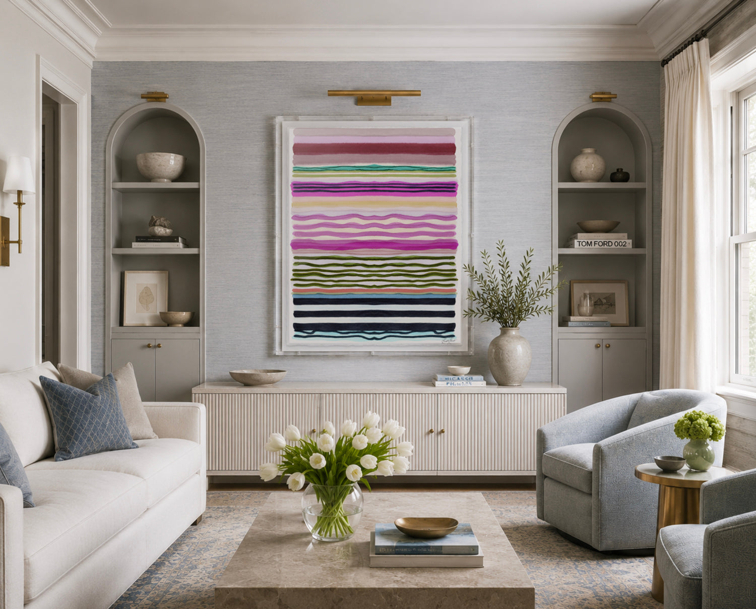 Chromatic Beat #3 Framed Art Print