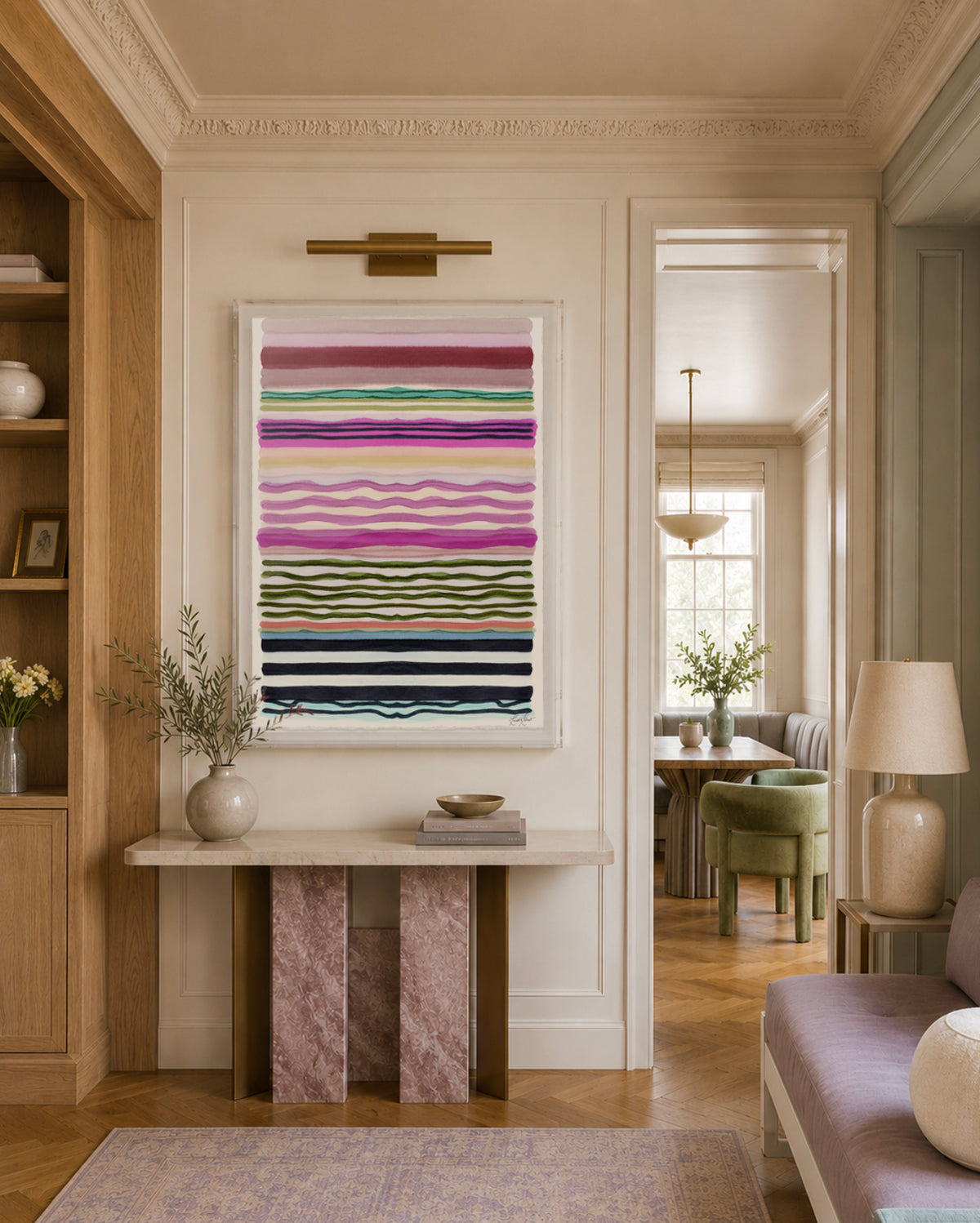 Chromatic Beat #3 Framed Art Print