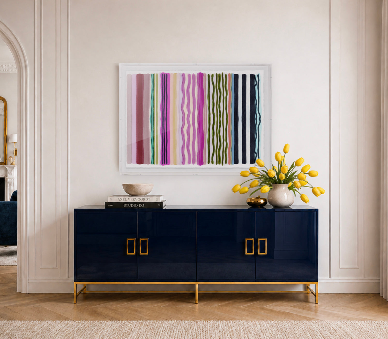 Chromatic Beat #3 Framed Art Print
