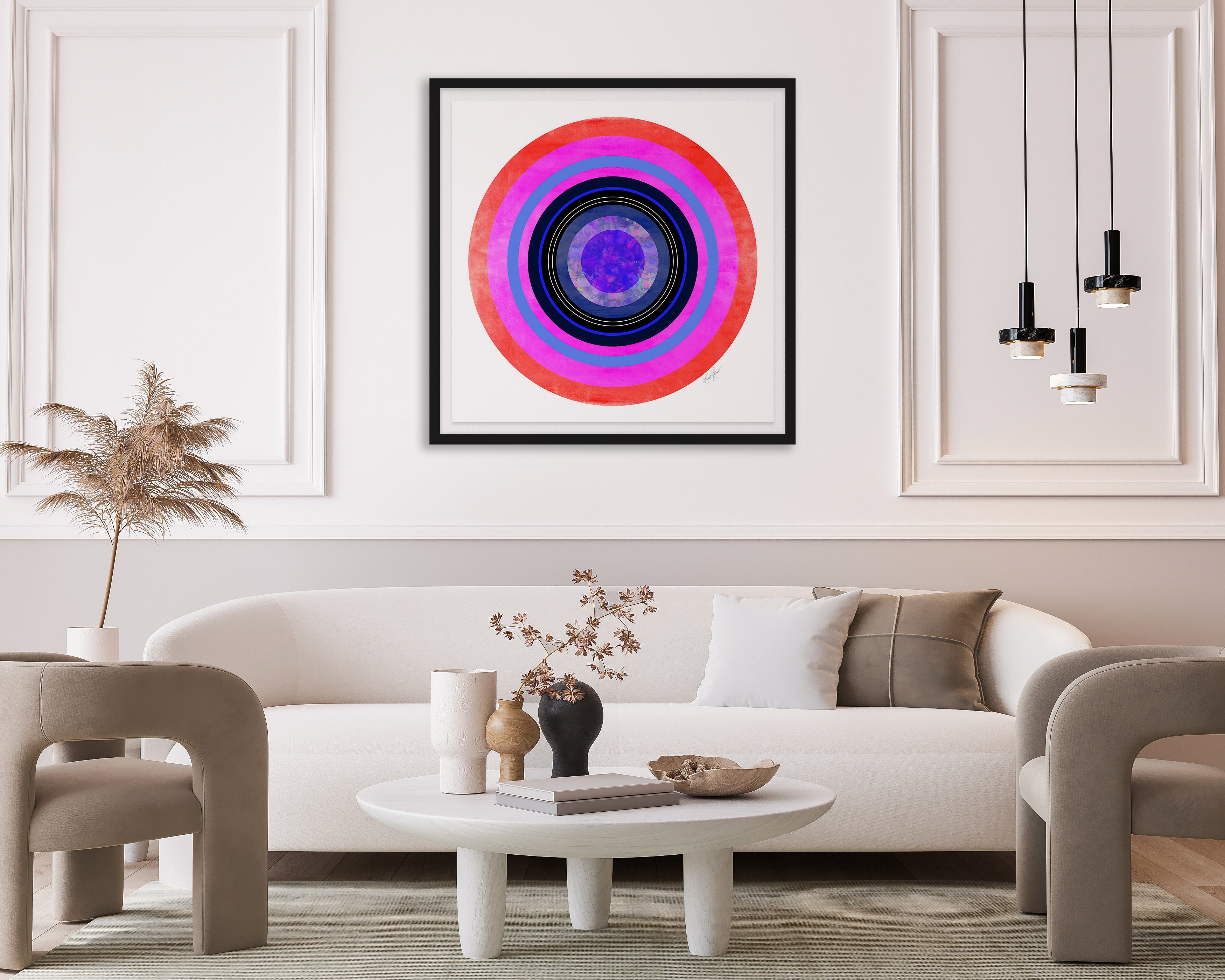 Chromatic Radiance 1 Framed Art Print