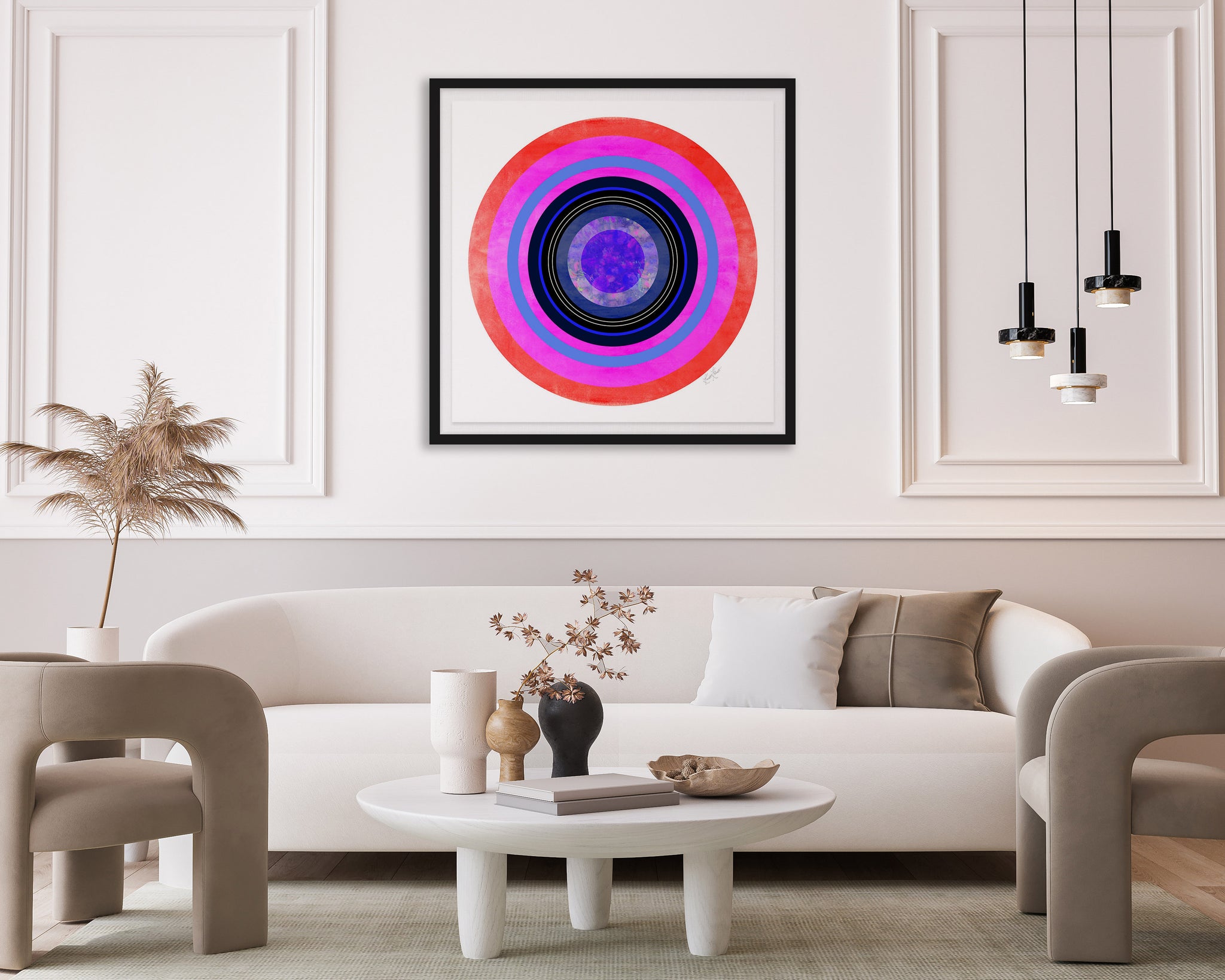 Chromatic Radiance 1 Framed Art Print