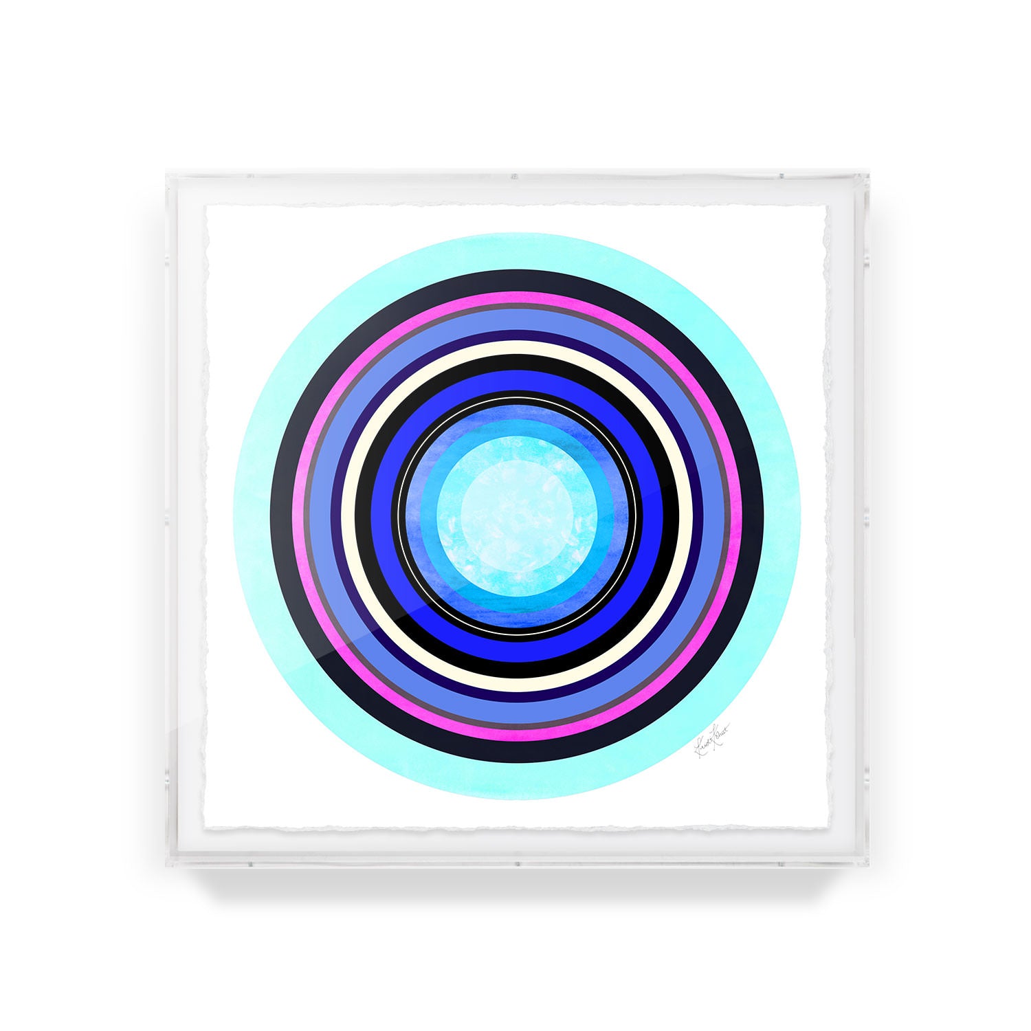 Chromatic Radiance 2 Framed Art Print