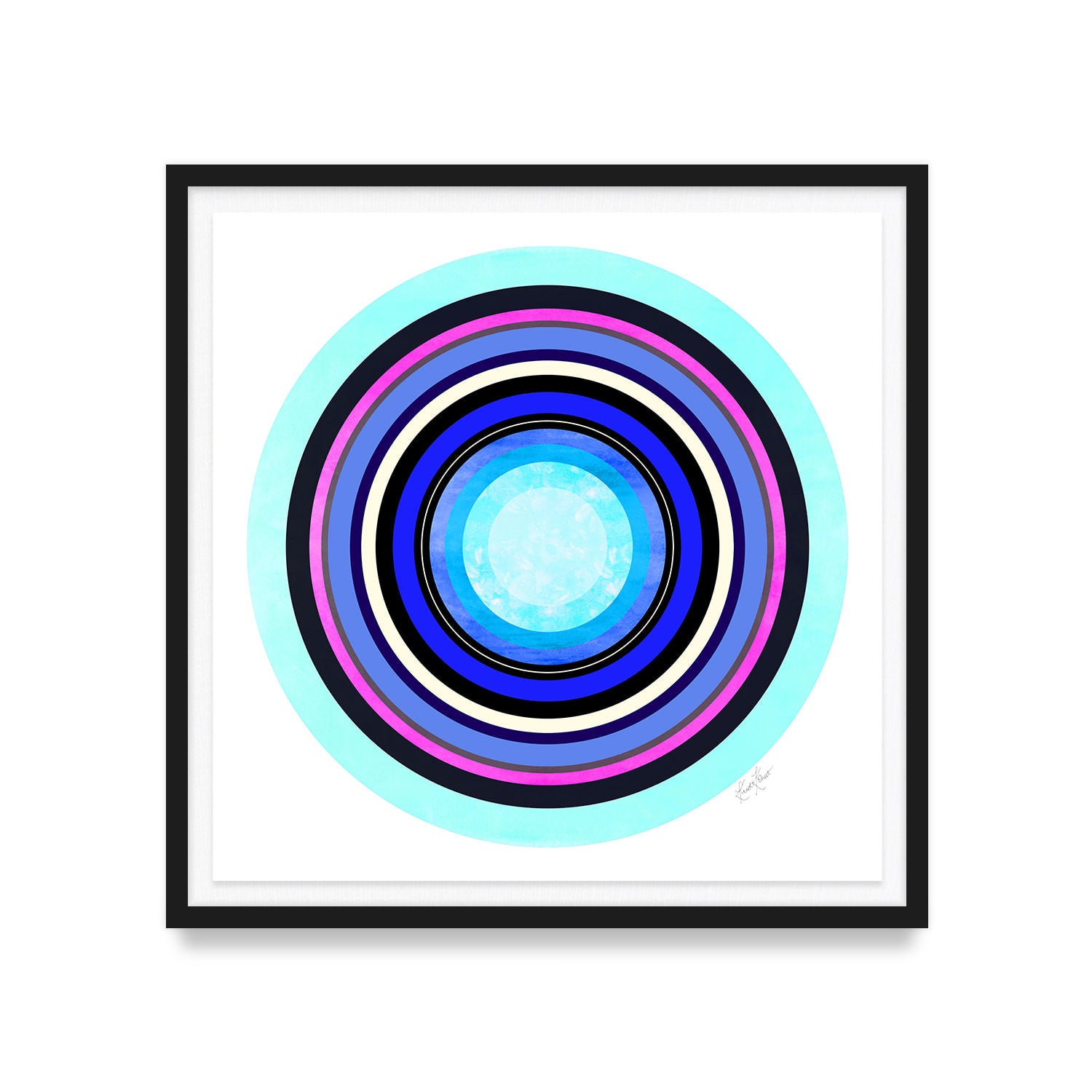 Chromatic Radiance 2 Framed Art Print