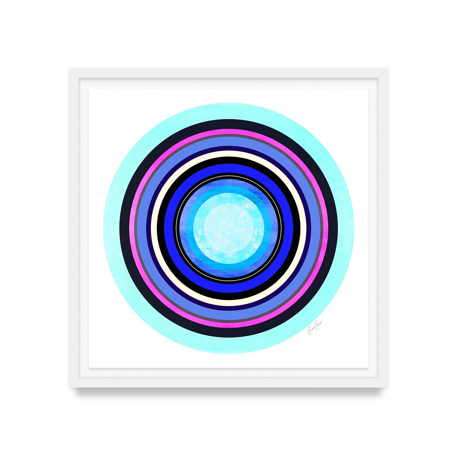 Chromatic Radiance 2 Framed Art Print