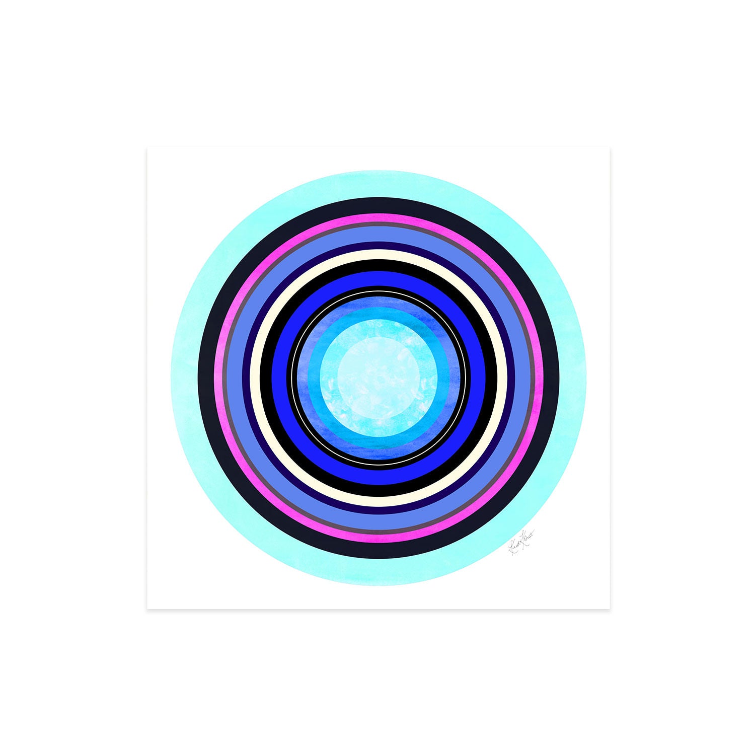 Chromatic Radiance 2 Framed Art Print