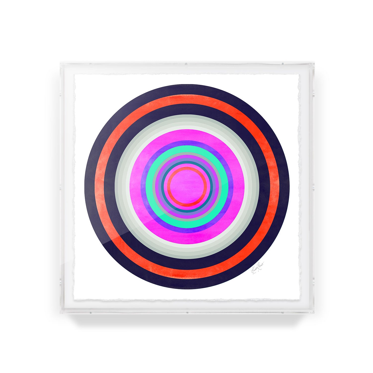 Chromatic Radiance 3 Framed Art Print