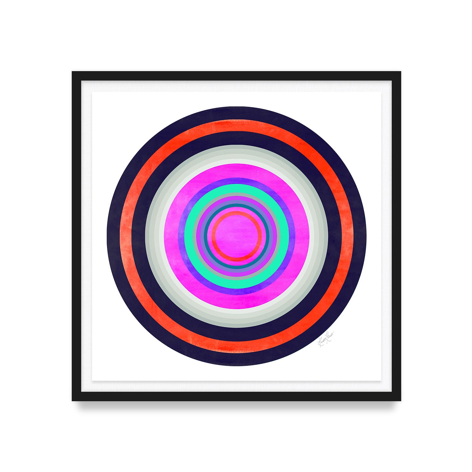 Chromatic Radiance 3 Framed Art Print