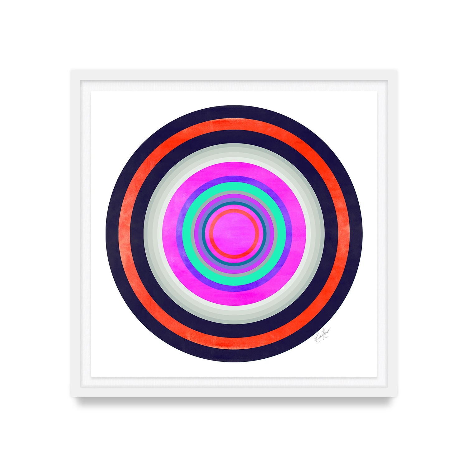 Chromatic Radiance 3 Framed Art Print