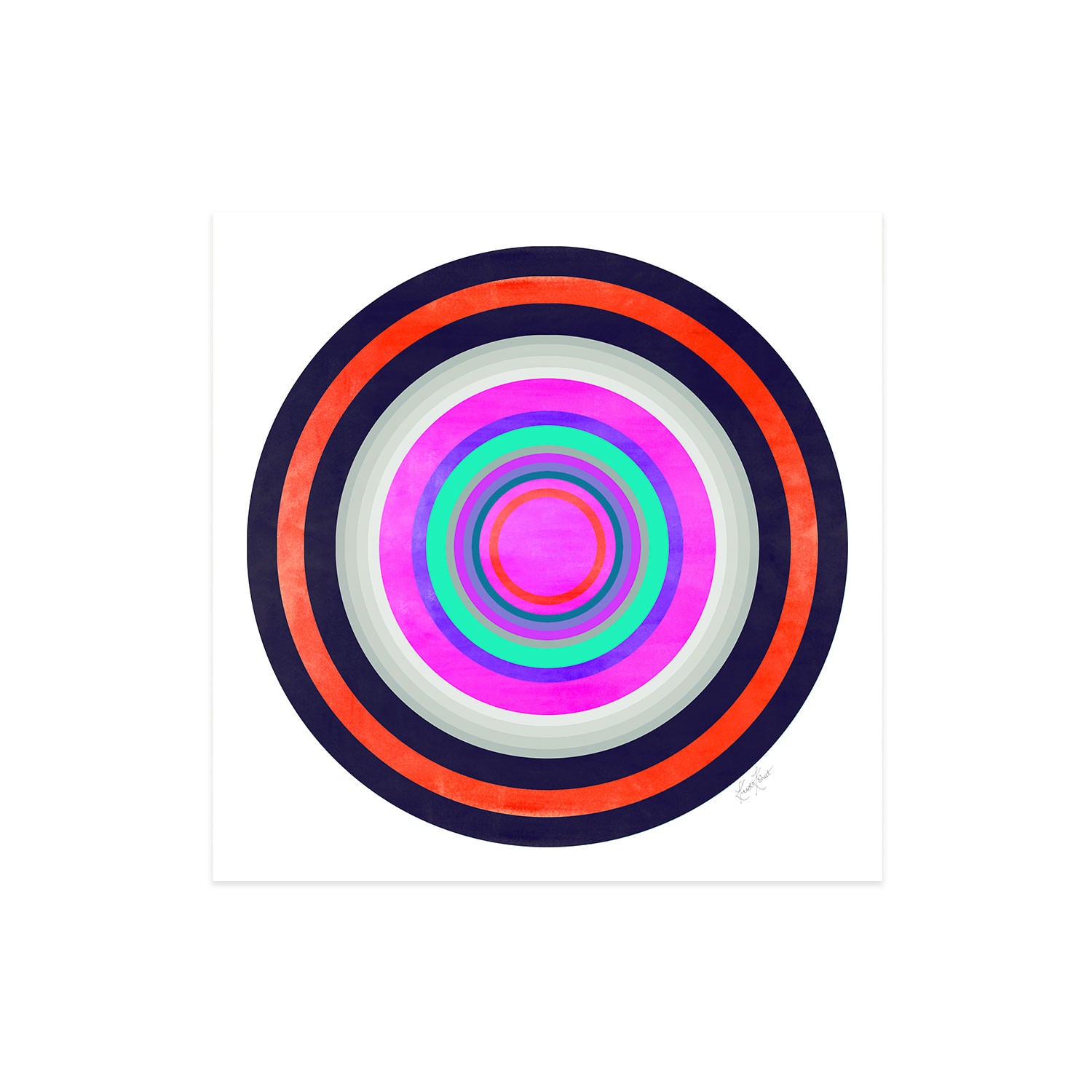 Chromatic Radiance 3 Framed Art Print