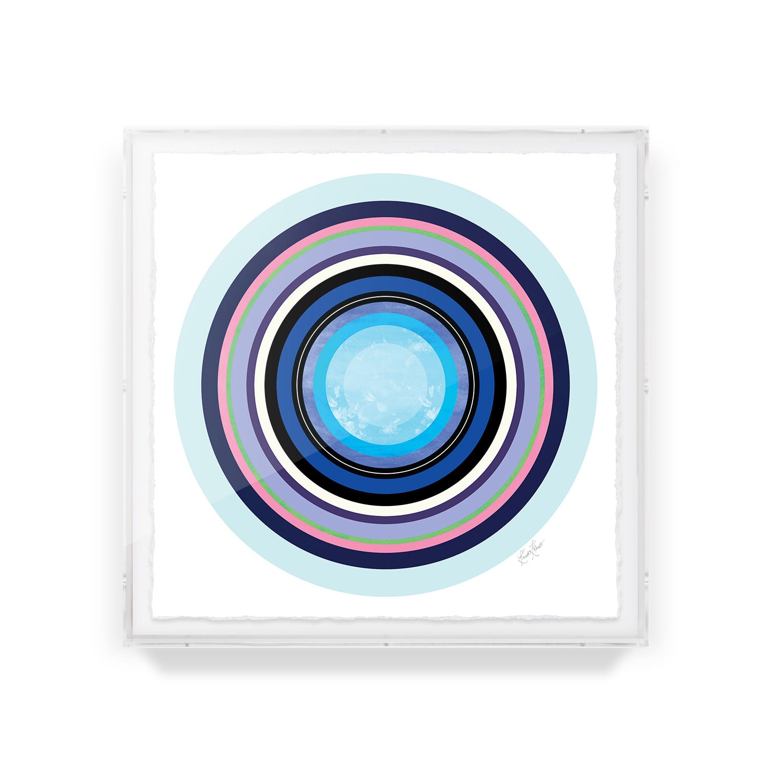 Chromatic Radiance 4 Framed Art Print