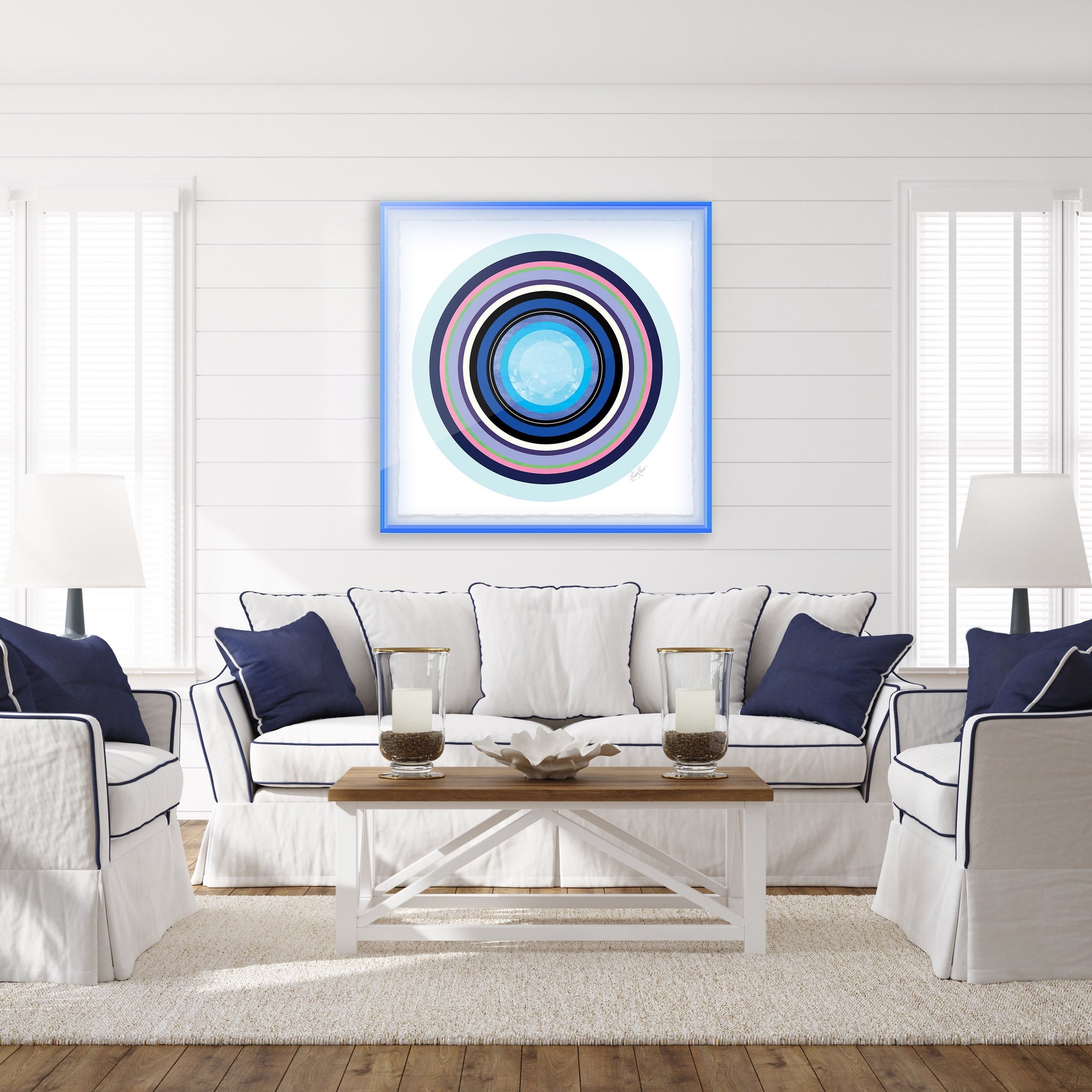 Chromatic Radiance 4 Framed Art Print