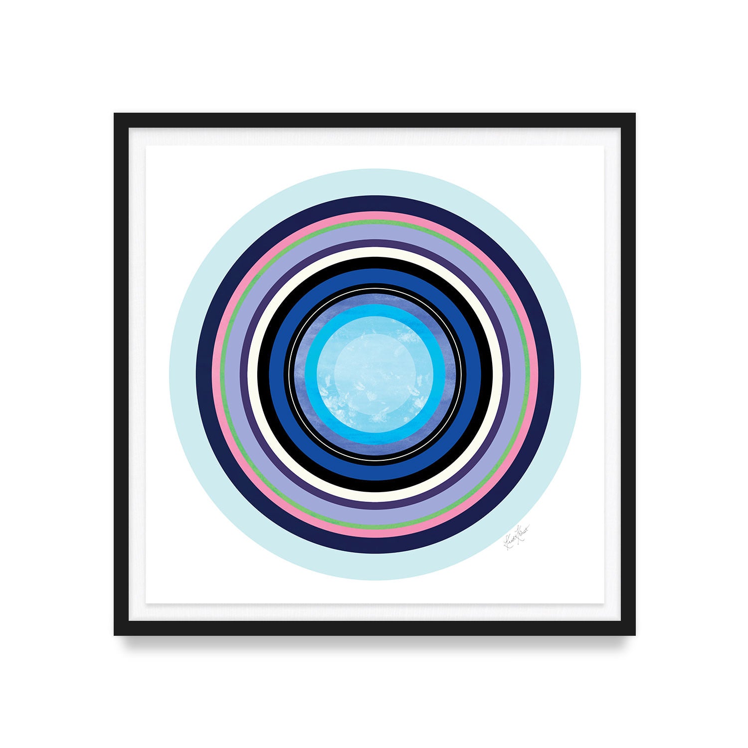 Chromatic Radiance 4 Framed Art Print