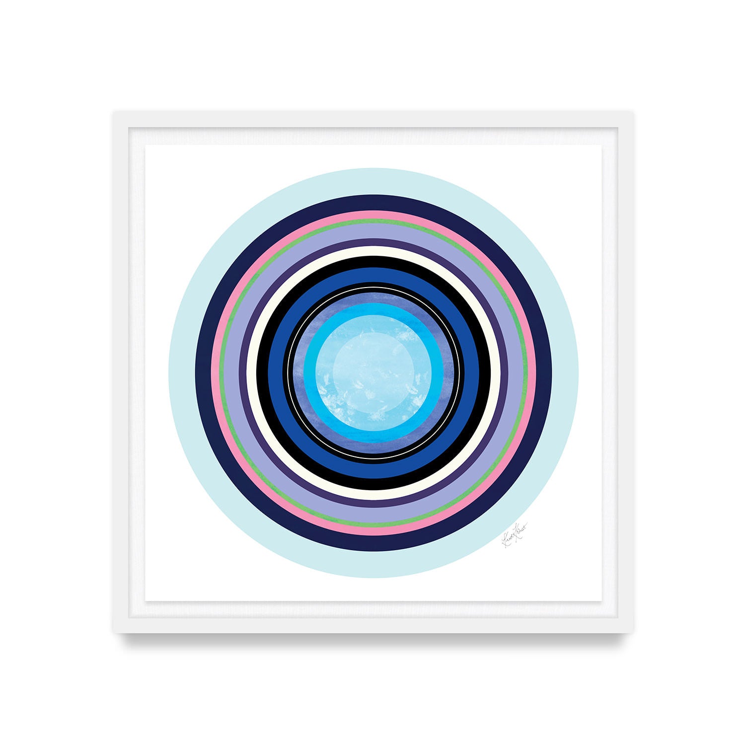 Chromatic Radiance 4 Framed Art Print
