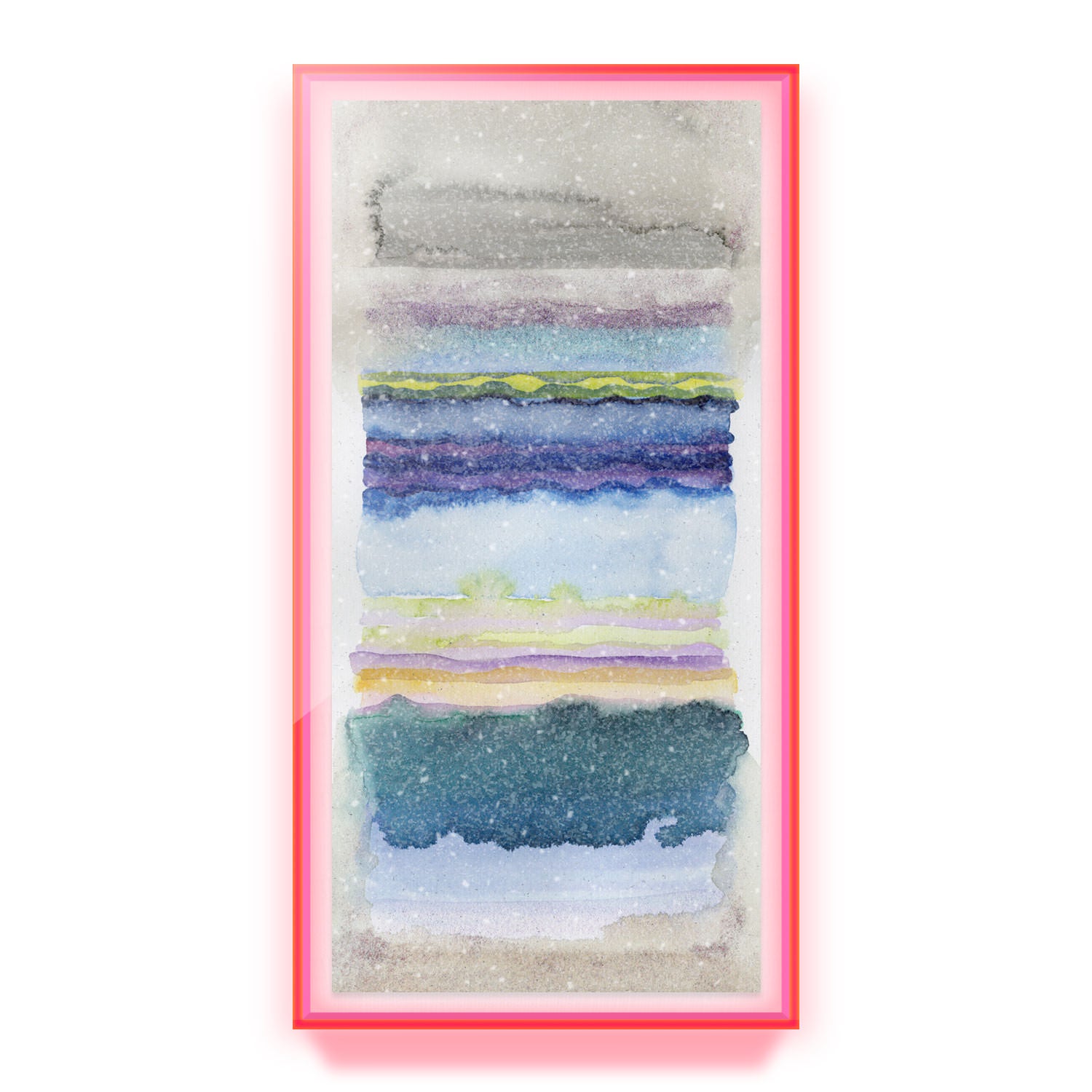 Opalite Dusk 2 Embellished Print