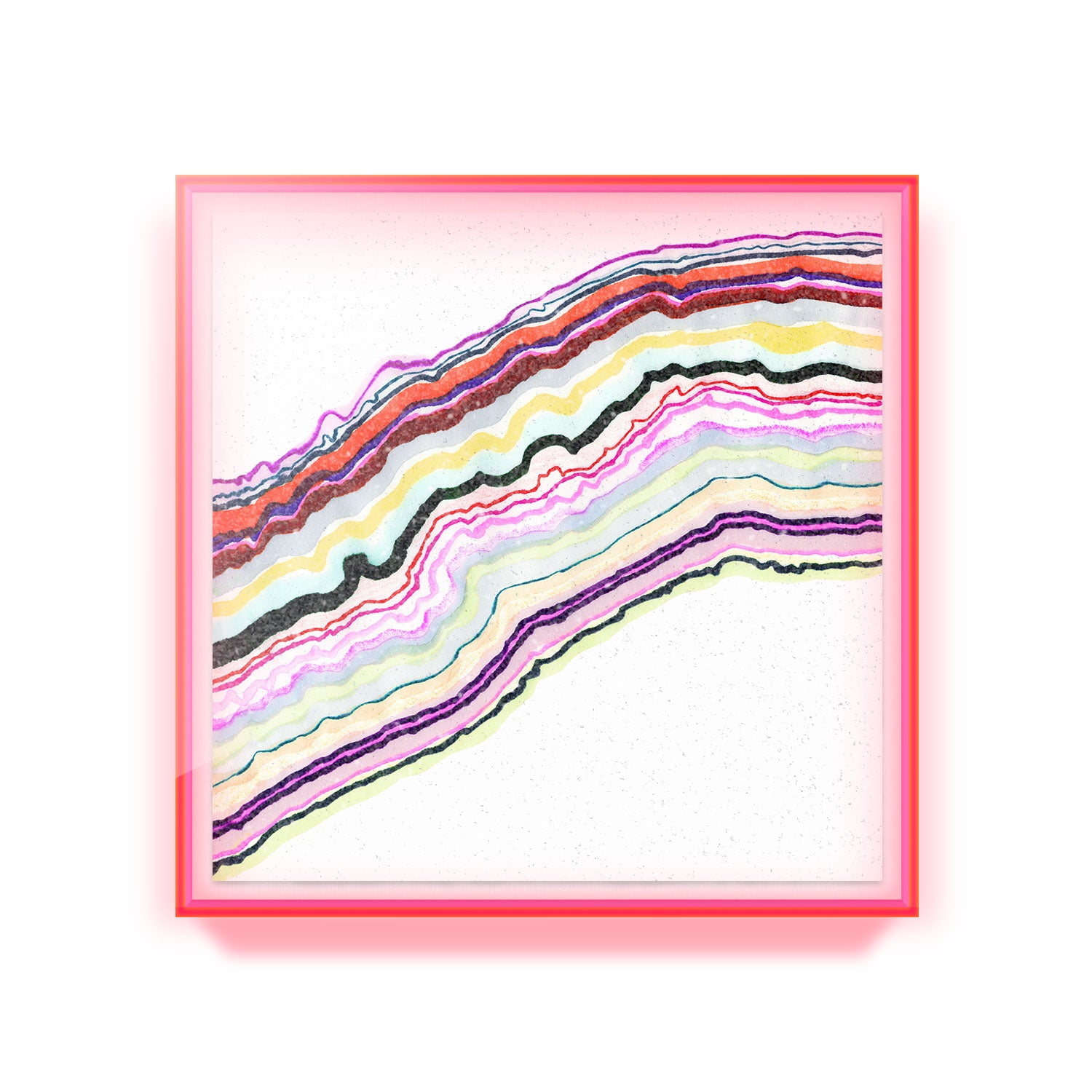 Symphonic Atlas Rainbow #3 Embellished Print