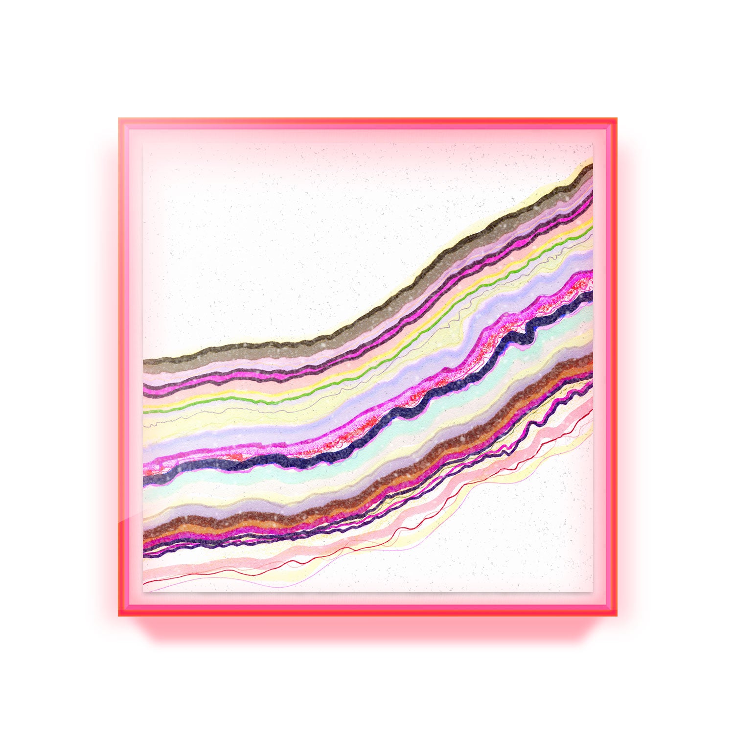 Symphonic Atlas Rainbow #4 Embellished Print