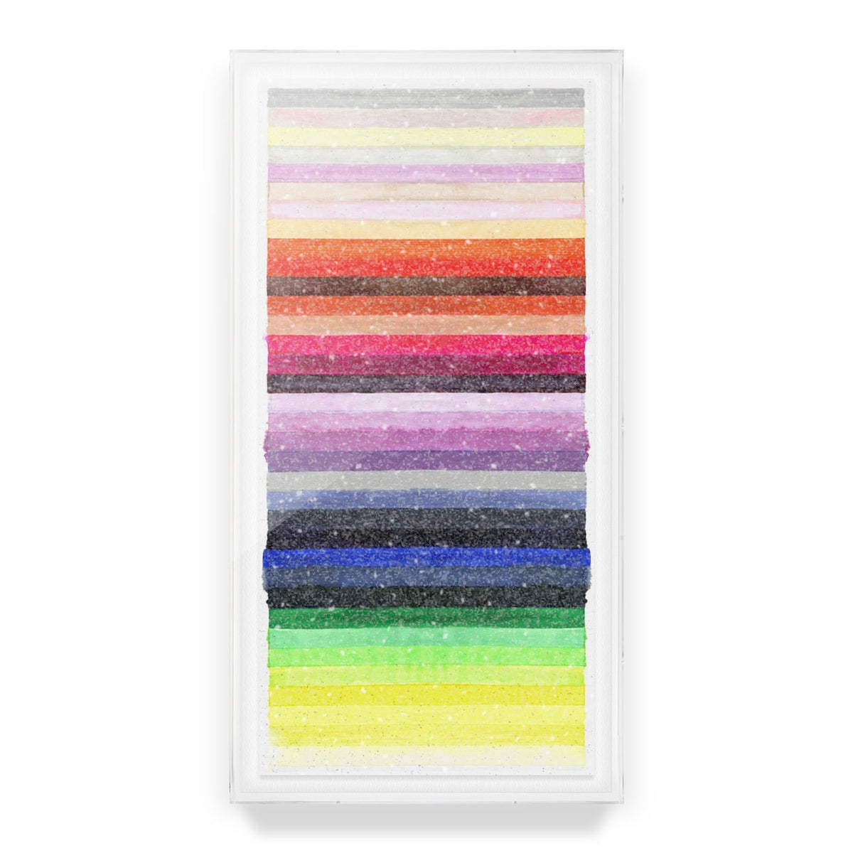 Symphonic Rainbow Embellished Print
