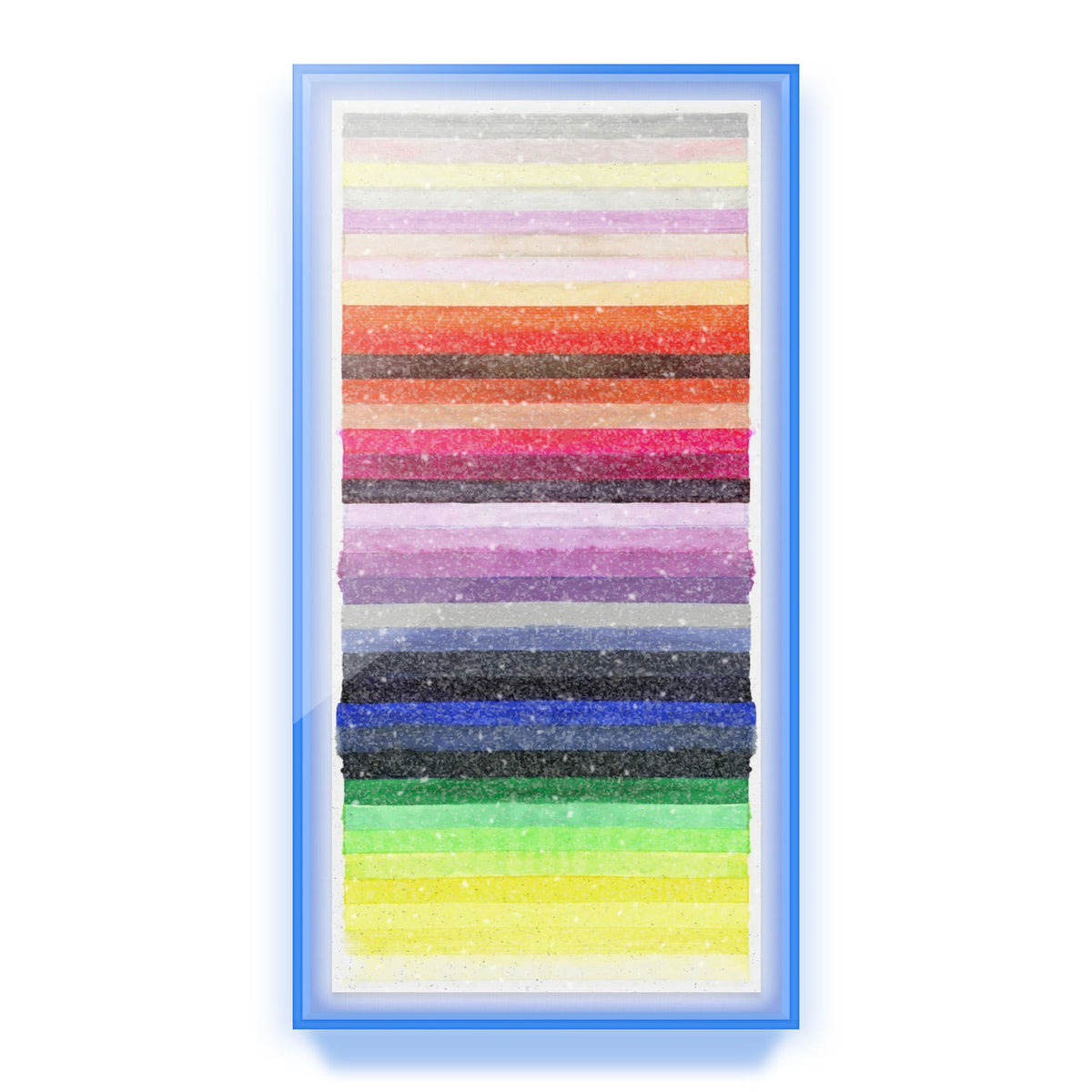 Symphonic Rainbow Embellished Print