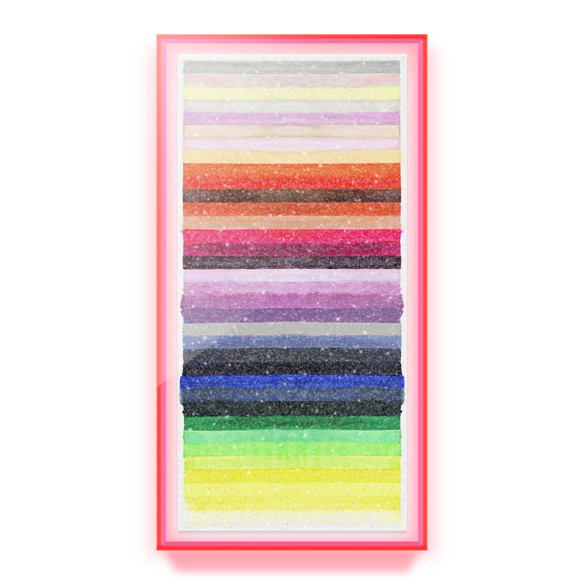 Symphonic Rainbow Embellished Print