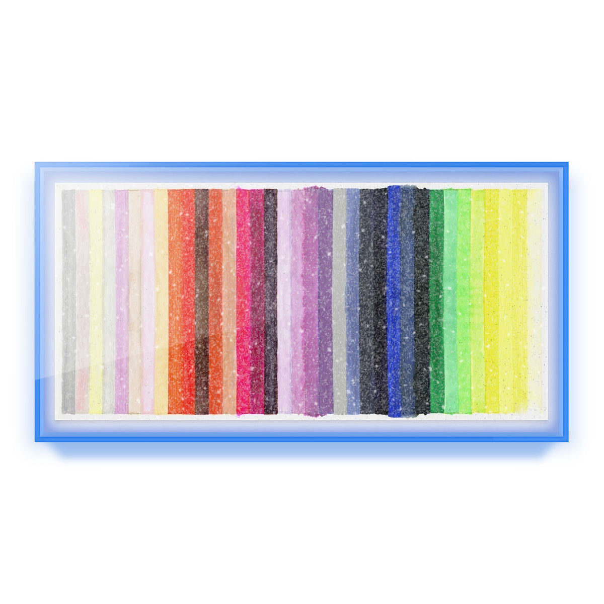 Symphonic Rainbow Embellished Print
