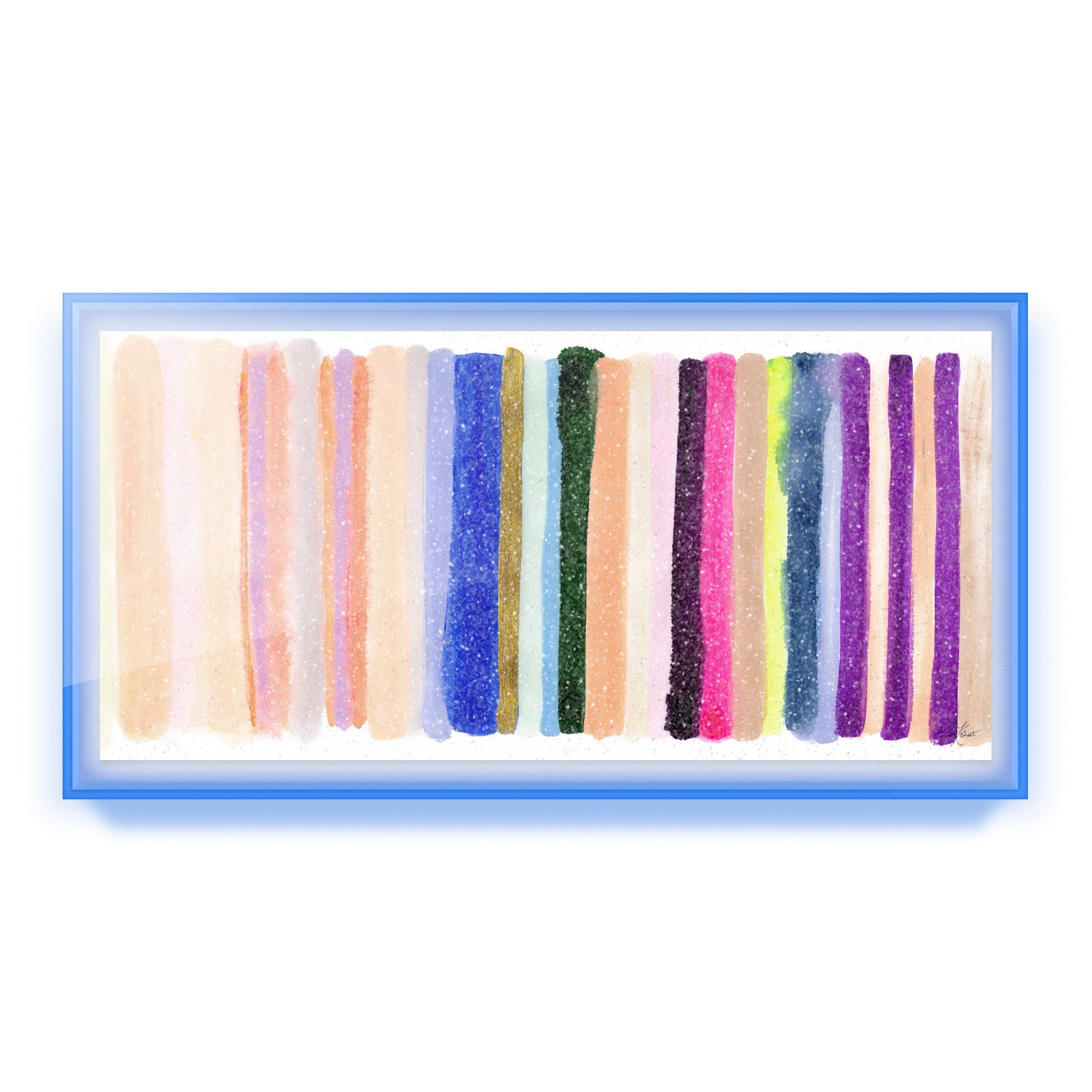 Live Vibrantly Embellished Print