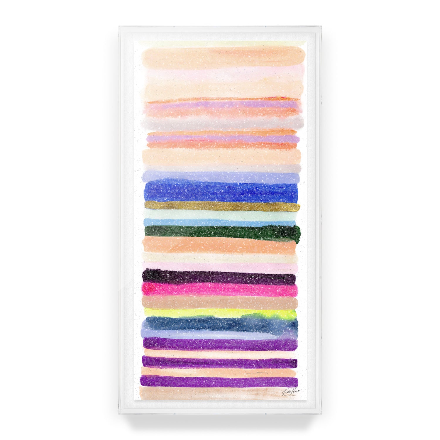 Live Vibrantly Embellished Print