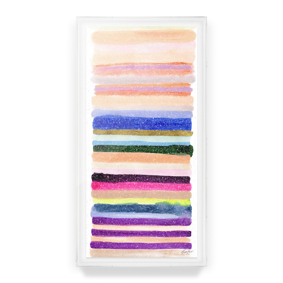 Live Vibrantly Embellished Print