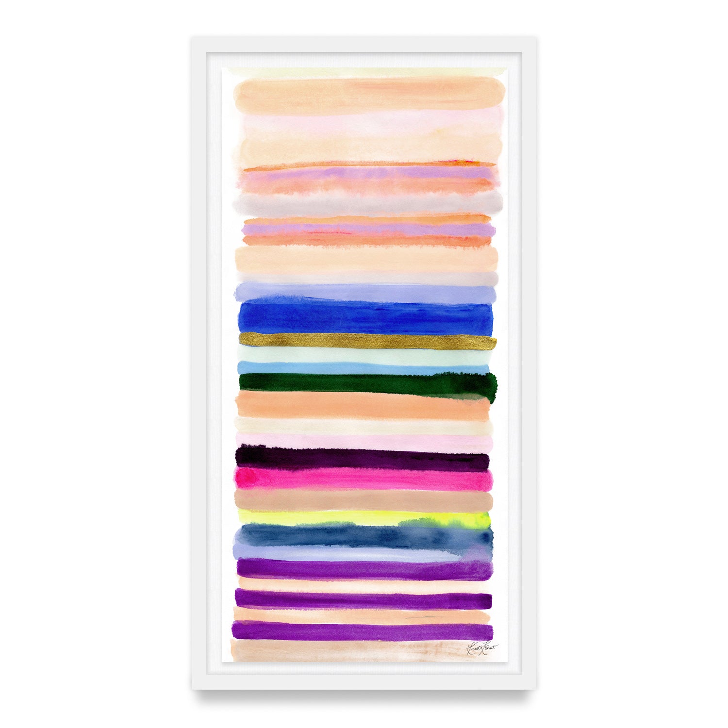 Live Vibrantly Framed Art Print