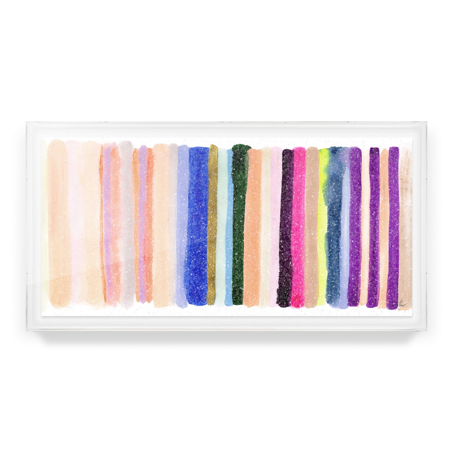 Live Vibrantly Embellished Print