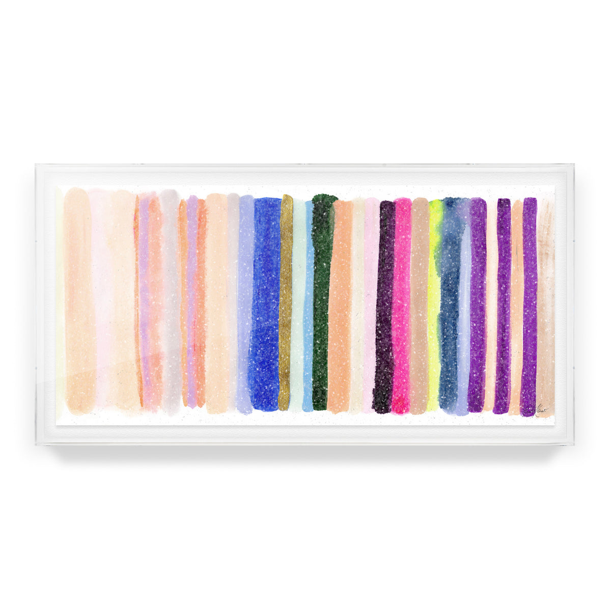 Live Vibrantly Embellished Print
