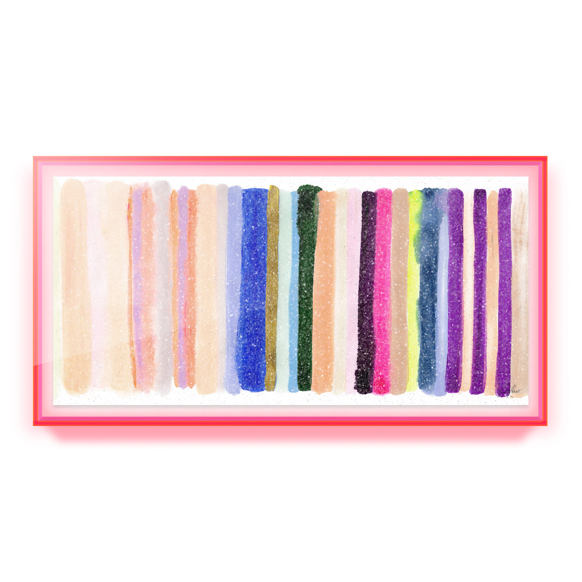 Live Vibrantly Embellished Print