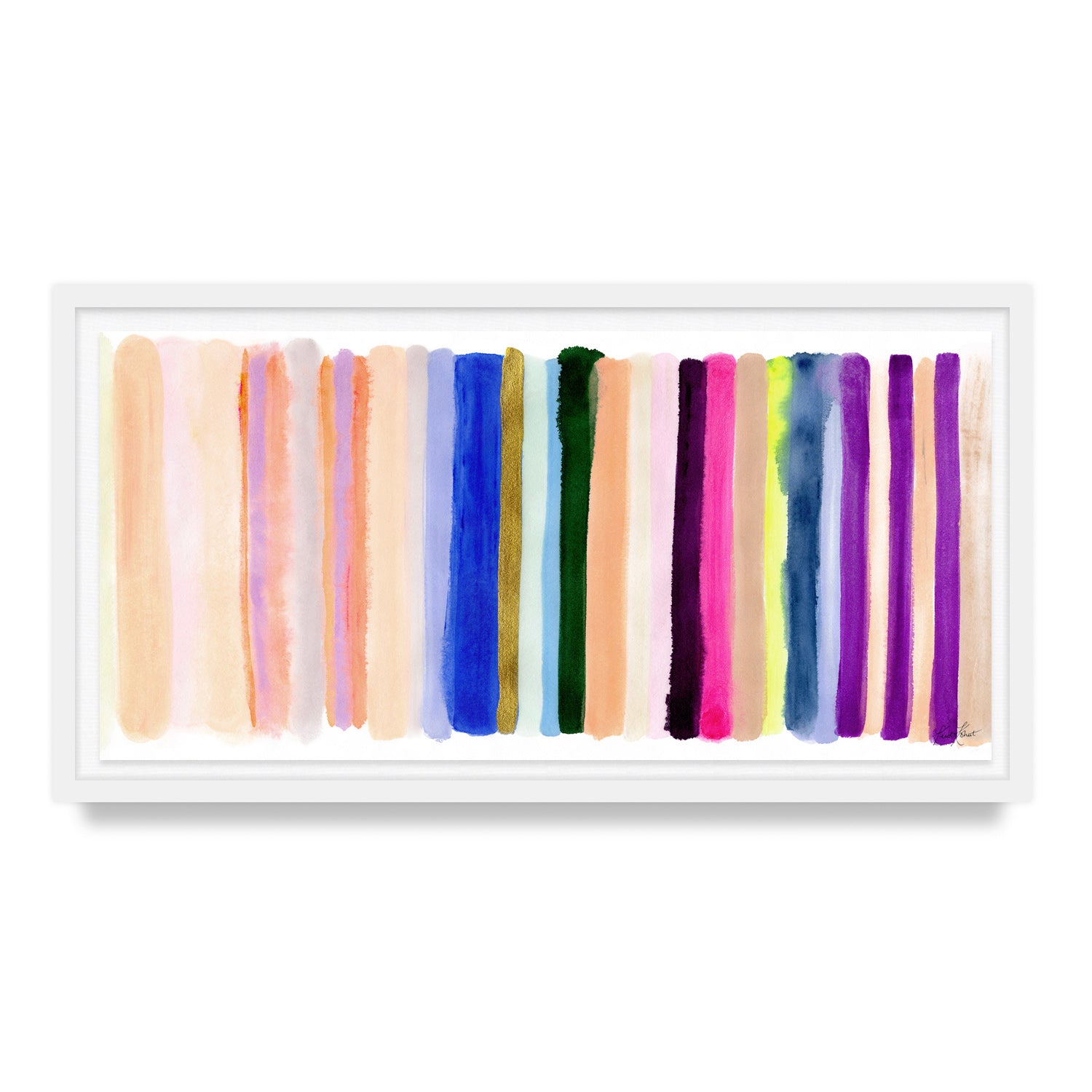 Live Vibrantly Framed Art Print