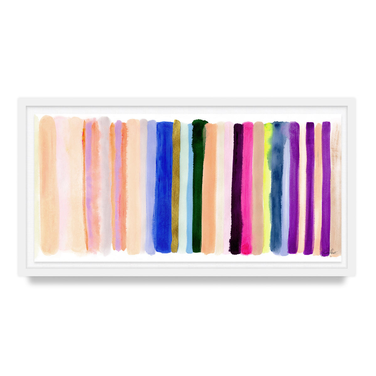 Live Vibrantly Framed Art Print