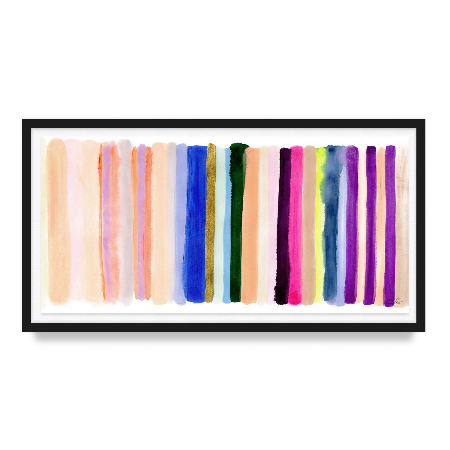 Live Vibrantly Framed Art Print