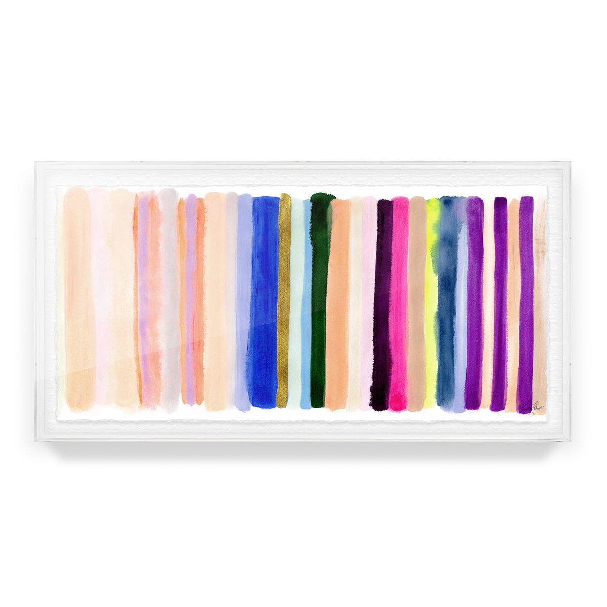 Live Vibrantly Framed Art Print